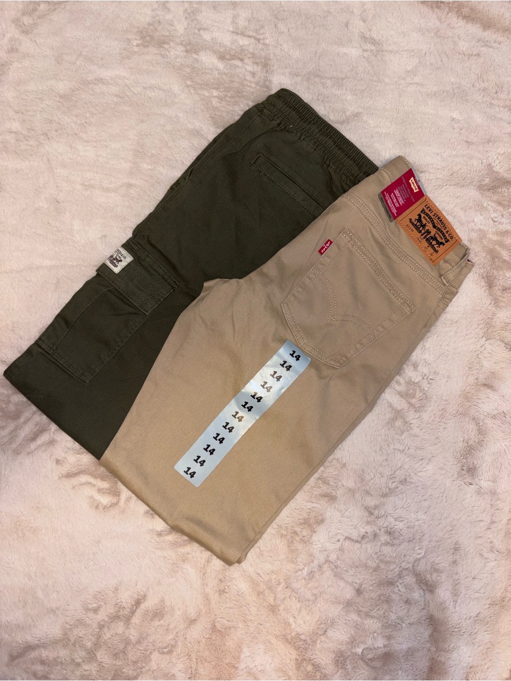 2 pair Boys Levi pants
